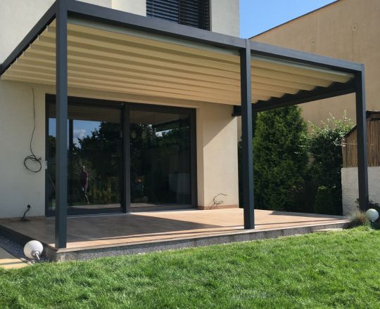 hliníková pergola FLAT